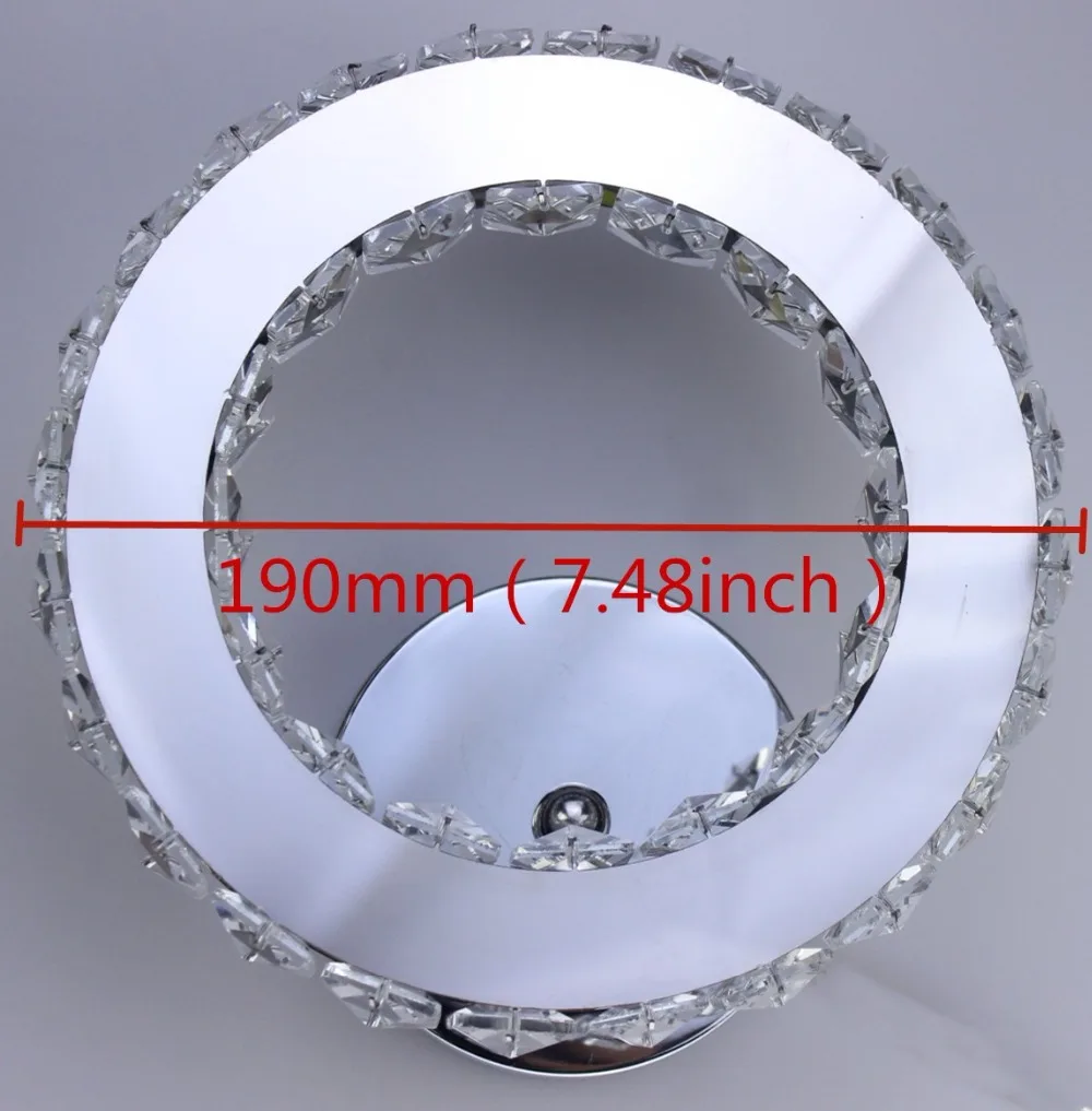 Современный светодиодный светильник настенный теплой и простой led Кристалл Бра Романтический Творческий мягкие прикроватной тумбочке спальни бра