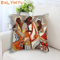 Hot sale Cheap Cushions Abstract Africa Oil Painting 3