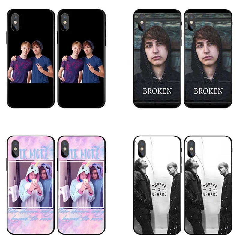 Sam and Colby Case Cover for Samsung Galaxy s8 s9 plus s5 s6 s7 Edge