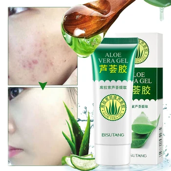 

Pure Natural Curacao Aloe Vera Gel Face Moisturizer Hydrating Whitening Wrinkle Removal Day Creams Acne Anti Aging Facial Cream