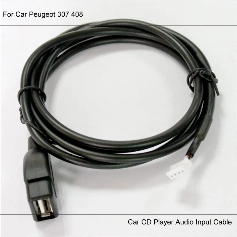 

Original Plugs To USB Adapter Conector For Peugeot 307 408 Car CD Radio Audio Media Cable Wire