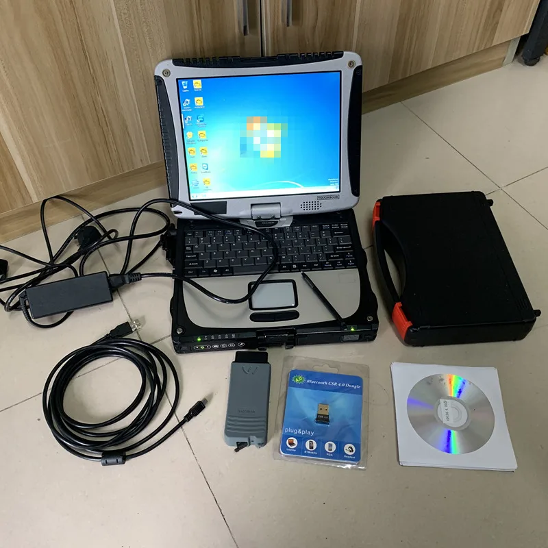  VAS5054a ODIS V5.13 Volle Chip OKI VAS 5054A Bluetooth ingenieur software 8.1.3 ssd in cf19 laptop 