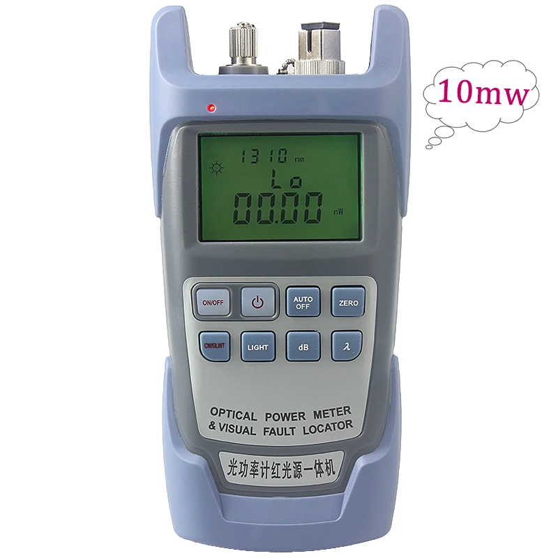 

5 PCS/Pack 10mW Handheld fiber Optical Power Meter 10mW red light source Visual Fault Locator Fiber Optic Cable Tester Promotion