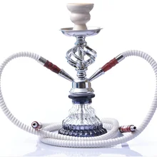Арабский внешний вид двойной трубчатый фильтр для курения кальяна портативный арабский кальян табак для кальяна трубчатый фильтр для кальяна LFB263