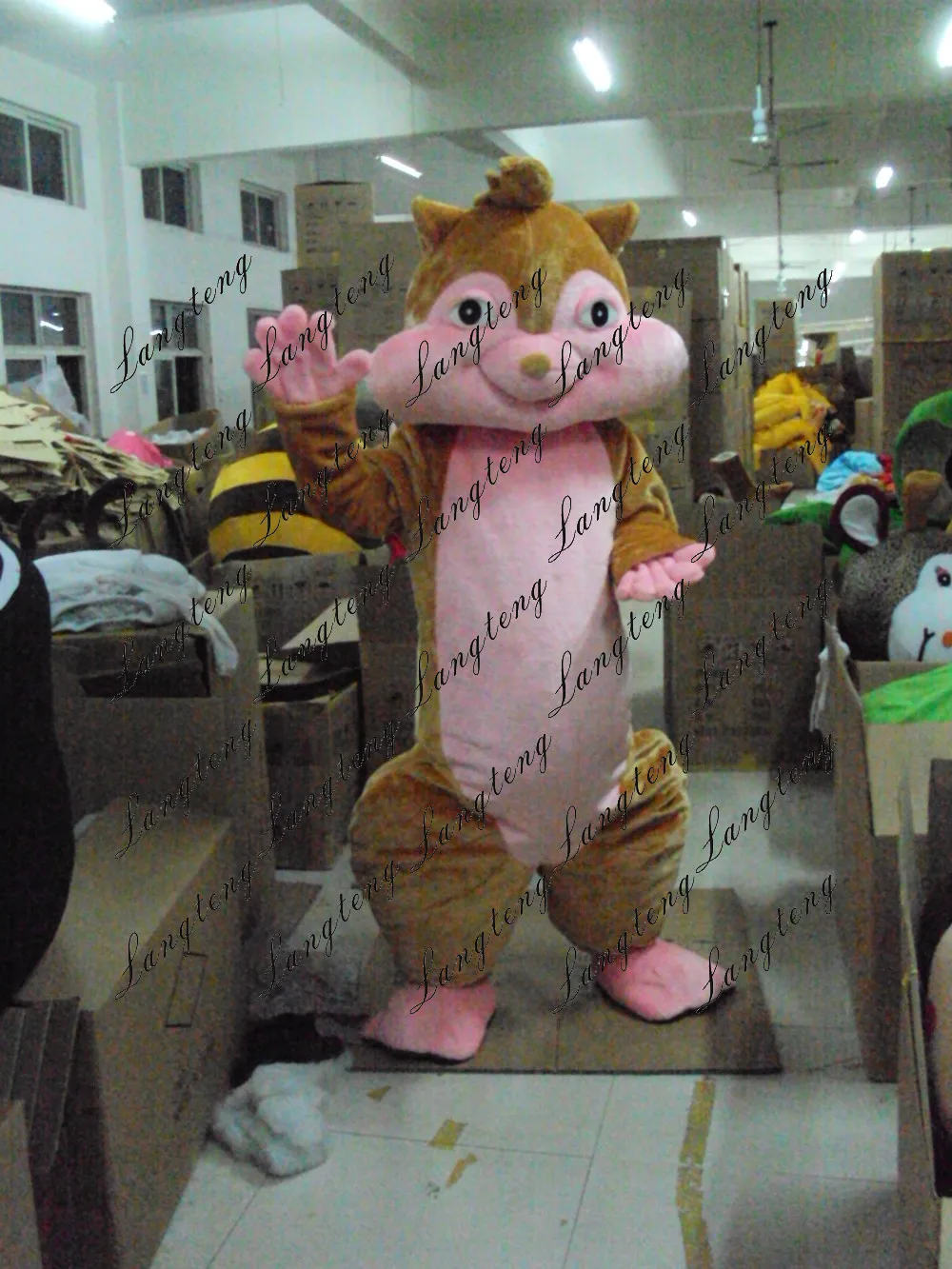 New Mascot Costumes For Adults Christmas Halloween Outfit Fancy Dress Suit Free Shipping Squirrel