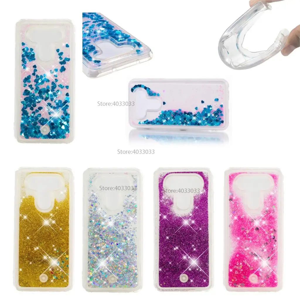 TPU Case for LG Q8 H970 X800K X800L Dynamic Flow Liquid Flash Crystal Clear Back Cover Q 8 LGQ8 V20s X 800K 800L |