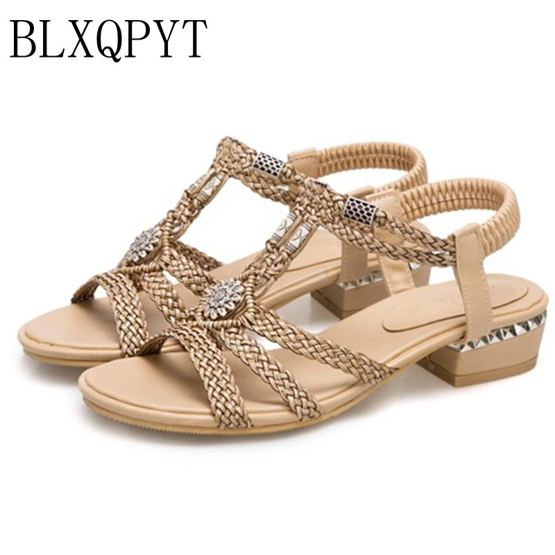 

BLXQPYT Fashion 30-46 Women Slide Slip Mule Loafer Flats Shoes Slides Slippers Sandals Summer Shoes Woman Mules Flip Flops 8153