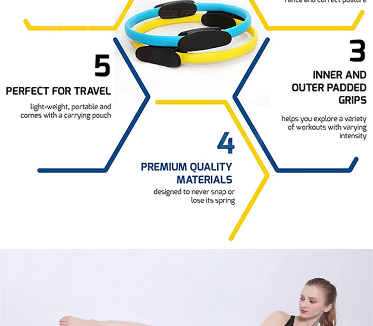 Pilates кольцо для фитнеса 4 цвета, Pilates Circle fitness Magic Circle фитнес тренировка, тренировка всего тела, Barre-Toning