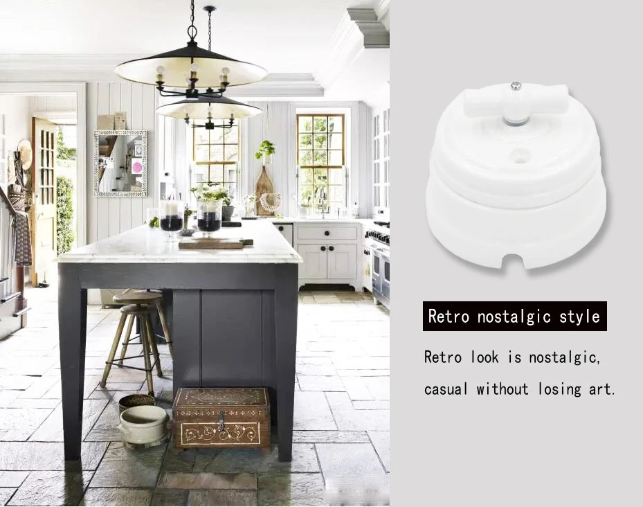 conjunto de melhoria da casa europeia interruptor de botão de cerâmica tomada ue interruptor de lâmpada de parede