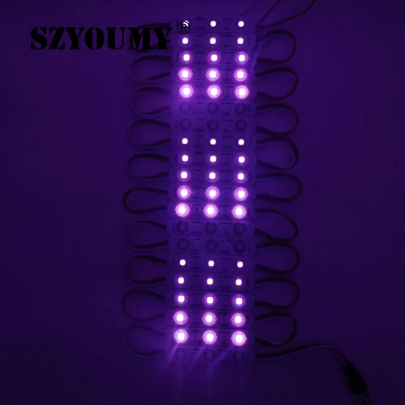 SZYOUMY Новинка 3 светодиода s 5050 SMD RGB светодиодный модуль объектива