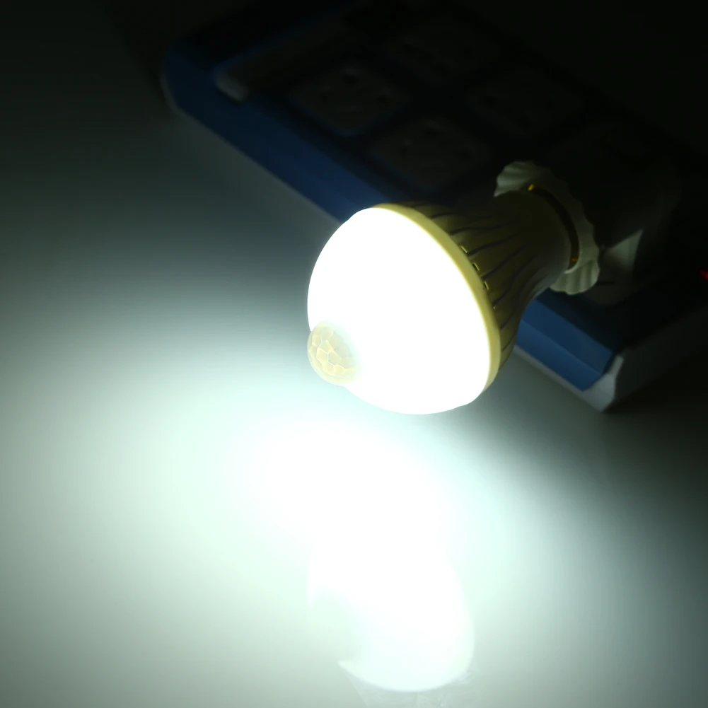 1 шт. 9 Вт E27 движения PIR Сенсор лампы светодиодные лампы авто Smart LED ПИР Инфракрасный Средства ухода за кожей лампа с движения Сенсор огни
