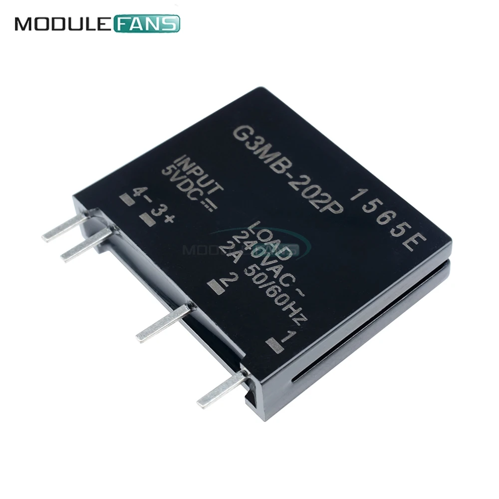 Модуль реле постоянного тока 5V 12V 24V G3MB 202P DC AC PCB SSR твердотельный модуль для