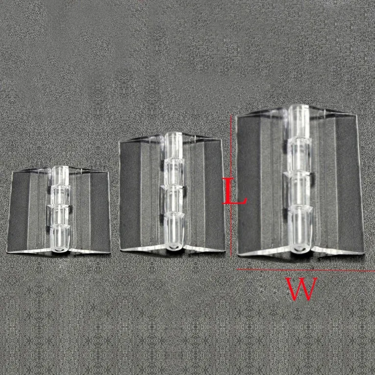 L* W 25X33,30x33,45x38 мм 4 6 8 дюймов акриловая Дверная Петля пластиковая прозрачная защелка дверная петля ПЭТ хомяк клетка выставка шоу коробка