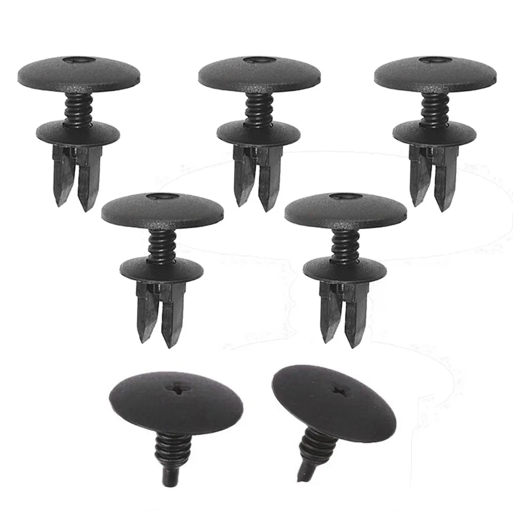 

7PCS For Golf MK3 VR6 Cowl Scuttle Trim Clip Water Rain Tray Deflector Panel