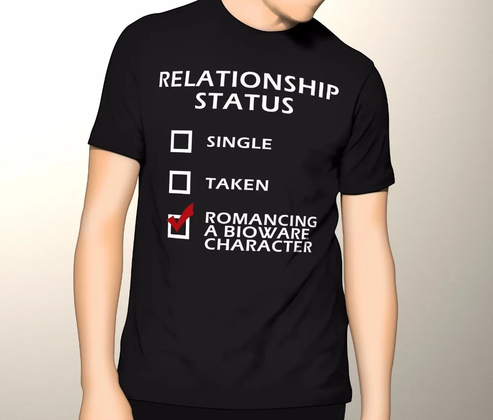 Harajuku New Gamer Shirt Video Gamer Shirt RPG Relationship Status