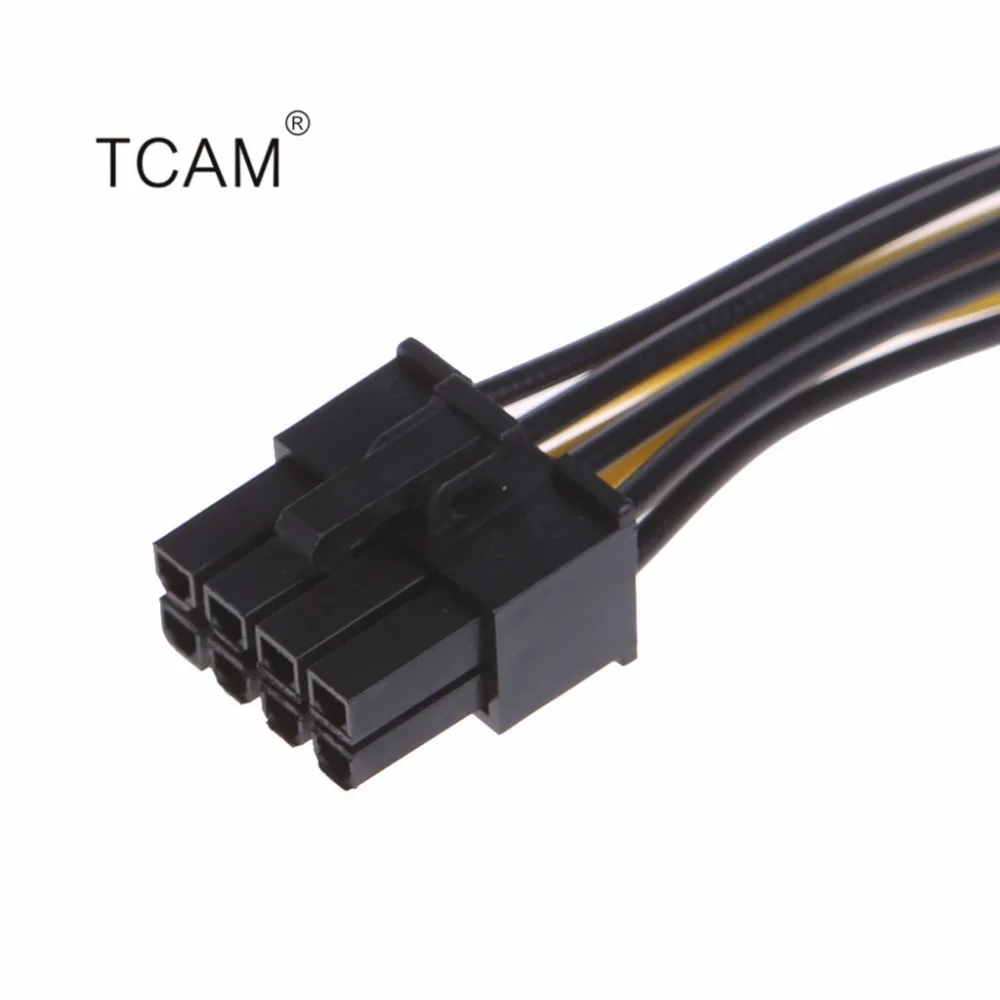 2x 4 контактный кабель адаптер питания Molex LP4 для 8 контактной видеокарты PCI Express ATX