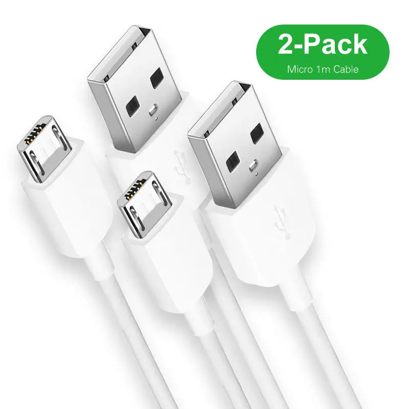 huawei P6 P7 P8 mate 7 mate 8 Micro USB кабель для зарядного устройства 2A usb кабель - Цвет: 2pcs USB cable