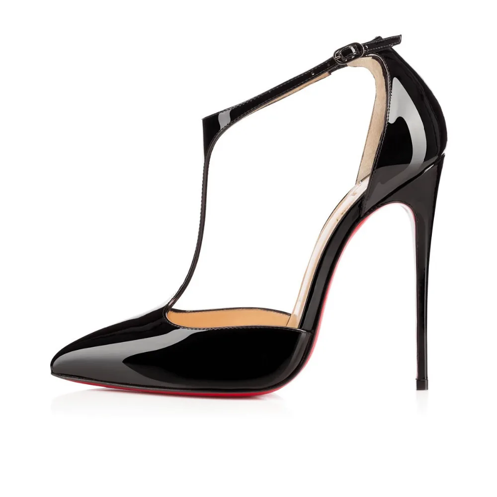 J String Patent Leather T Bar Pumps Women Red Bottoms High Heels J String Patent Leather T Bar Pumps Women Red Bottoms High Heels Y Lady Shoes 35 42 In S From On Aliexpress Alibaba Group