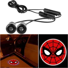 2x Door Light 4th Logo Car Logo Projector Ghost Shadow 3D Car door Welcome Light courtesy led car laser For kalina priora niva