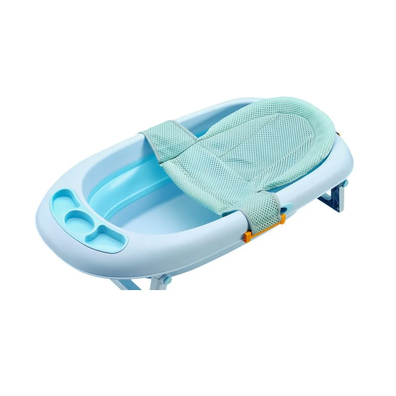 Baby Bathing Pad Shower Bath Tub Pad Seat Support Mat Foldable Infant Anti-Slip Soft Bathtub Pillow Newborn Seat Cushion tub pad