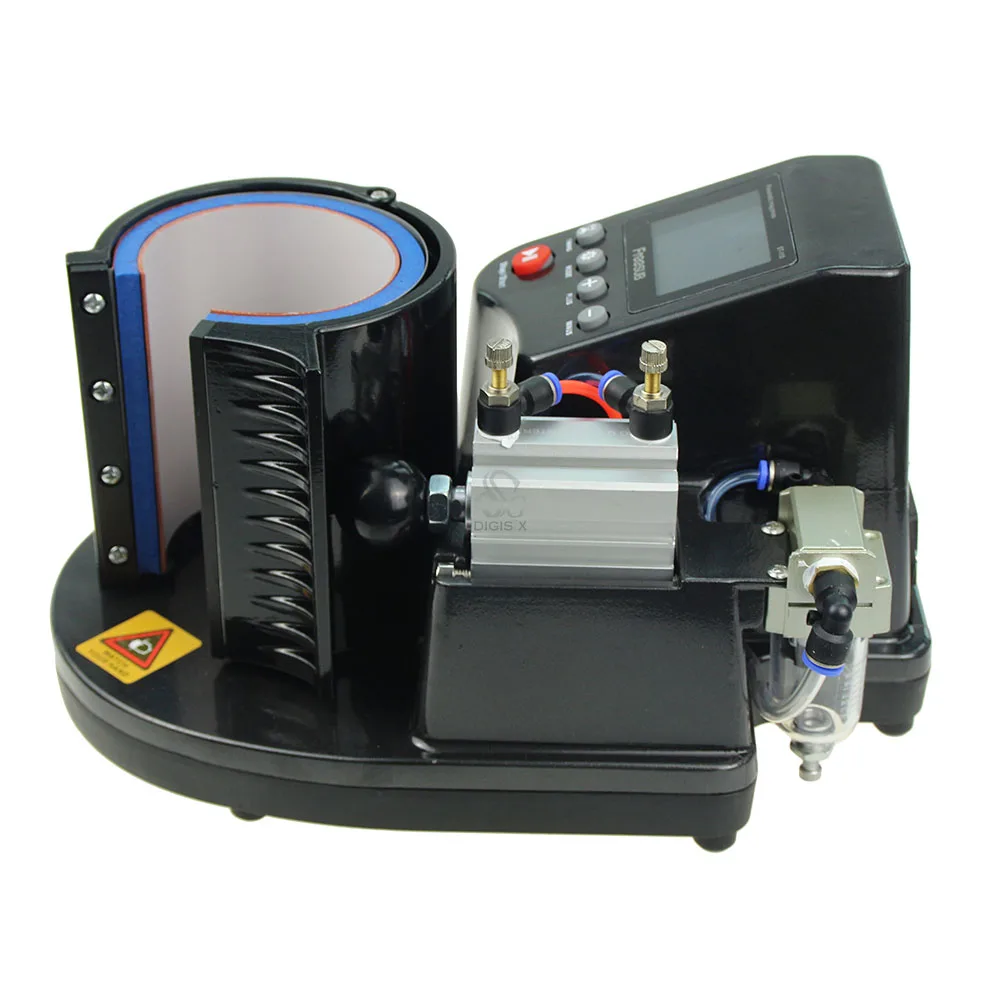 Free shipping heat transfer machine for mug heat press machine pneumatic Cup 3D thermal transfer machine