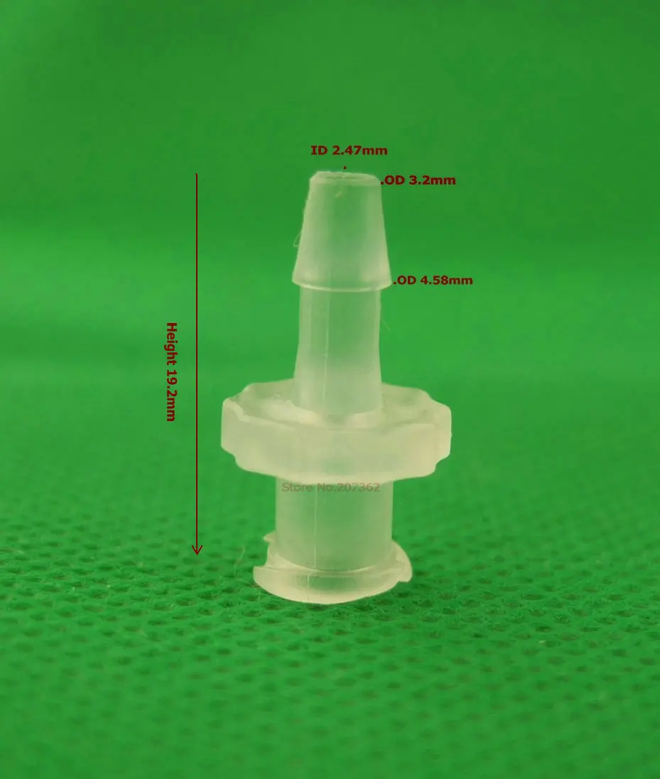 

free shipping 100pcs/lot 1/8inch-Barb Female Luer Tapered Syringe Fitting (polyprop) ,Luer Lock Tapered Connector