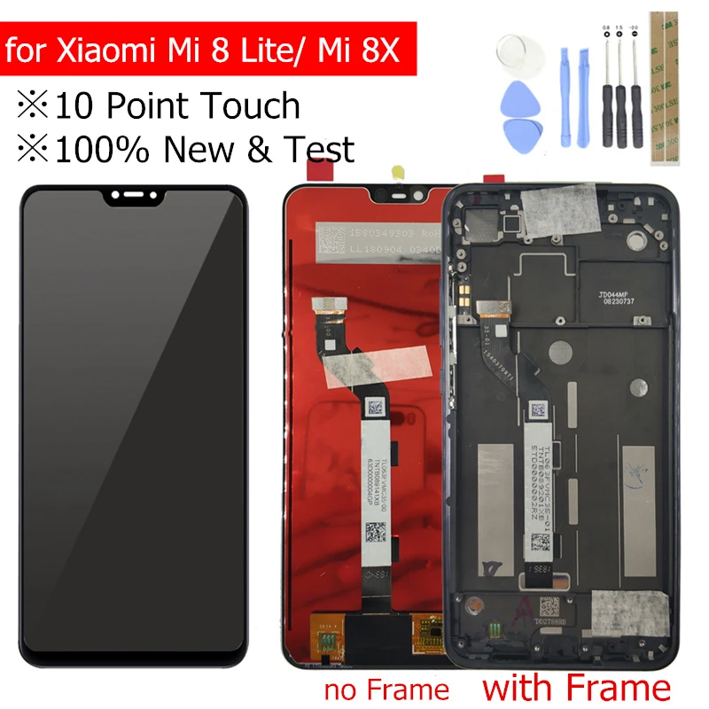 

for Xiaomi Mi 8 Lite/ Mi 8X LCD Display with Frame Touch Screen Digitizer LCD Display Mi8X Mi 8 Youth Assembly Repair Parts