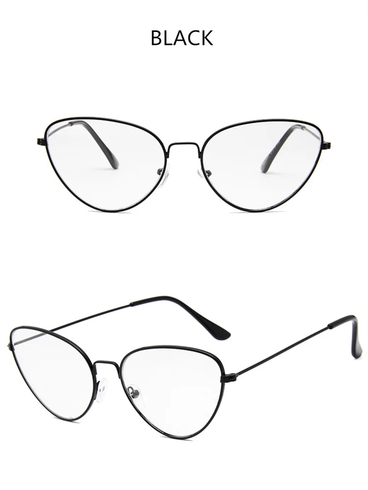XojoX Для женщин из Металла кошачий глаз очки кадр Для мужчин близорукость очкиПрозрачные линзы очки Брендовые дизайнерские оптические очки компьютерные очки