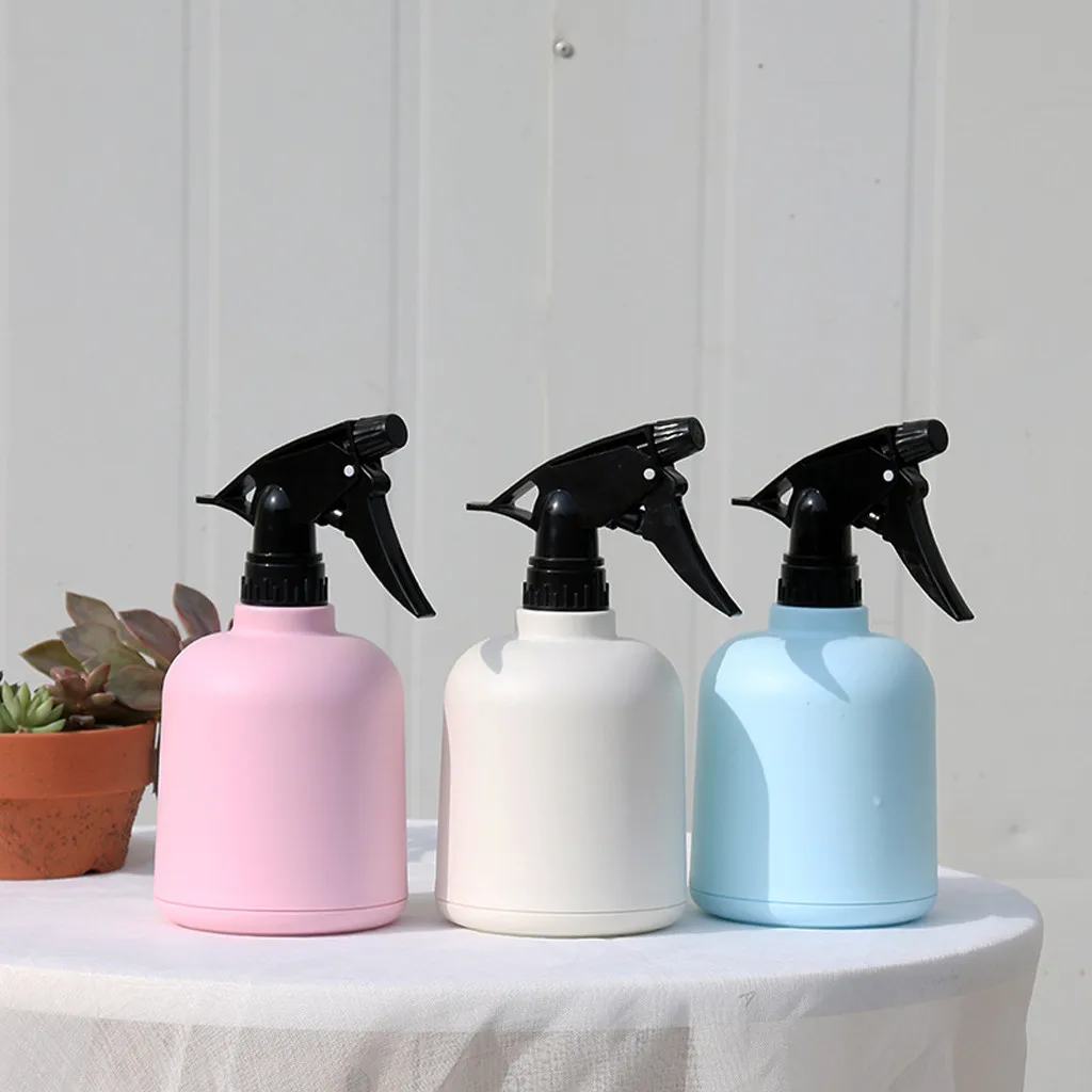 600ML Empty Spray Bottle Plastic Watering The Flowers Water Spray For Salon Plants sprayer Trigger fogger water spray