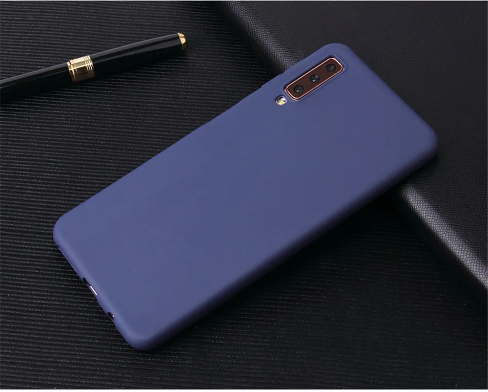 Candy Phone Case For Samsung Galaxy A7 2018 A750 Soft TPU Silicone Back Case Coque For Galaxy A7 2018 A750F Protection bag cover _06