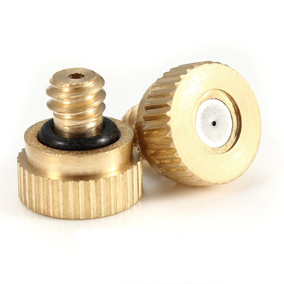 LIXF 10Pcs Brass Misting Nozzles For Garden Pore size 0.5mmin Spray