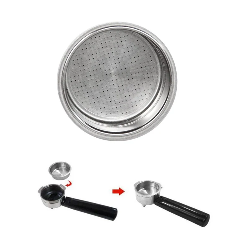 

TTLIFE Stainless Steel Porous Coffee Filters Bowl Basket For Espresso/Machine Coffee Maker Part High Quality Tea Filter Basket