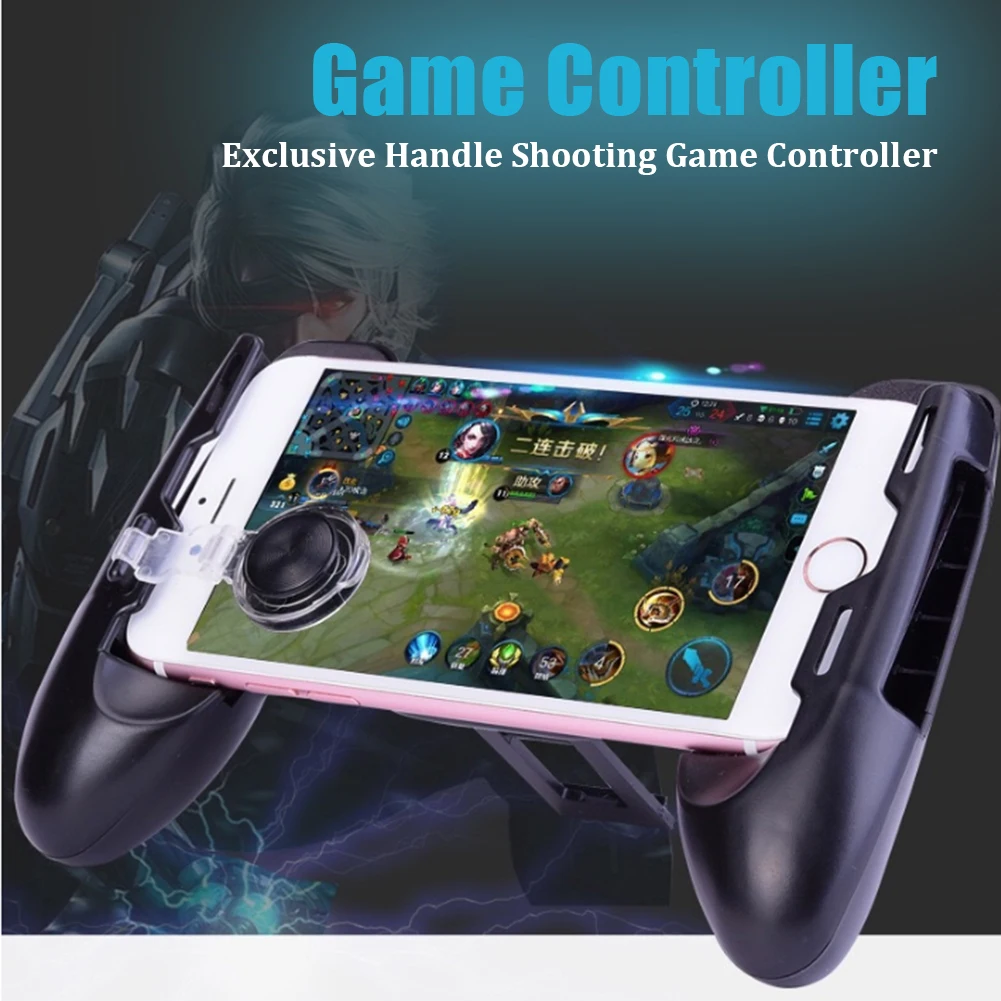 

Game Controller Holder Handle Gamepad for PUBG Fire Buttons for iPhone Android IOS Universal Detachable Mobile Joystick Stand