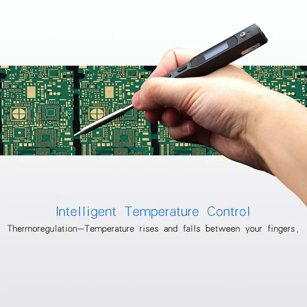 

TS100 Tip Oscilloscope Electric Soldering Iron USB Mini Internal-heating Soldering Station Intelligent Numerical Control