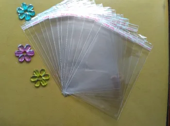 

500PCS 7*9cm Clear Resealable Cellophane/BOPP/Poly Bags Transparent Opp Bag Packing Plastic Bags Self Adhesive Seal for gift