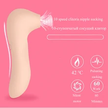 Oral Nipple Sucker Vibrator For Women Clitoris Stimulater Blowjob 10 Speed Waterproof Sex Toys For Adult