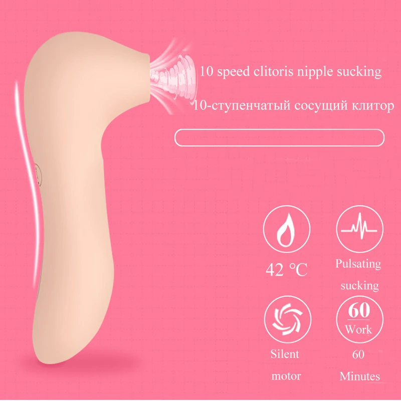 Cheap Price of  Oral Nipple Sucker Vibrator For Women Clitoris Stimulater Blowjob 10 Speed Waterproof Sex Toys For 