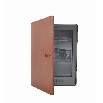 Fashion magnetic Smart case for Amazon kindle 4 Kindle 5 4/5rd generation cover pu leather Stand Sleep /wake 6'' e-reader case walnew original case for amazon kindle voyage 2014 6 inch e book cover light high quality pu leather shell auto sleep wake
