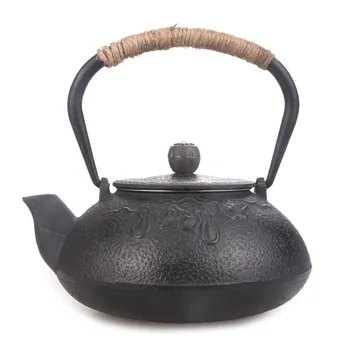 

Small iron pot, calabash iron pot, manual iron pot, no coating pig iron pot, boiling kettle, kettle, 0.5L tea set