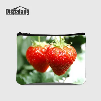 

Dispalang Womens Wallets Strawberry Printing Money Bag For Children Coin Purse Girls Boys Wallet Kids Card Key Pocket