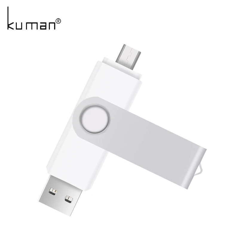 Kuman Usb OTG USB флеш накопитель для смартфонов/планшетов/ПК 4 ГБ 8 16 32 64 128
