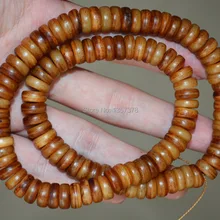 Shitou 00400 Тибетский старинные кости четки мала беспокойство капалу браслет лама тибета 108