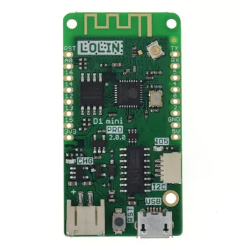 LOLIN-antena externa D1 Mini Pro V2.0.0, placa IOT con WIFI, 16MB, ESP8266, Compatible con Arduino 1
