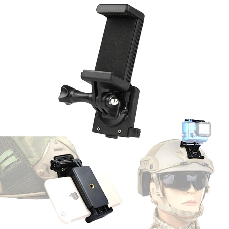 Тактический шлем аксессуары NVG Mount Base разъем адаптера фиксированной крепление для мобильного телефона Gopro Hero 1 2 3 4 камеры
