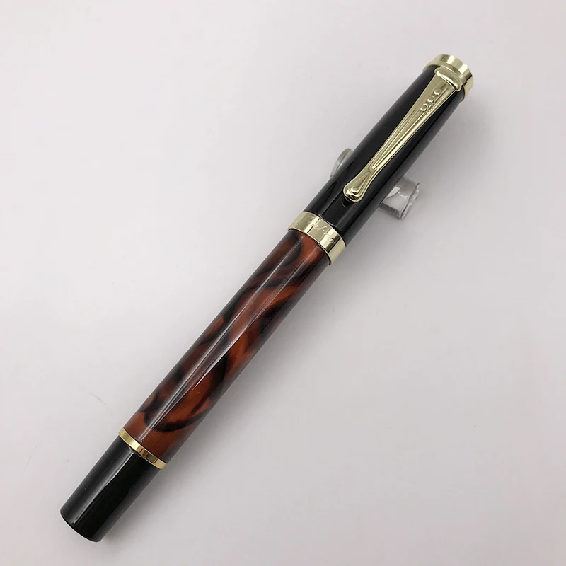 2 Золотой зажим, перьевая ручка Jinhao 500, 1 шт./лот, 0,5 мм, студенческая практика, каллиграфия, чернильные ручки, школьные офисные принадлежности - Цвет: 2