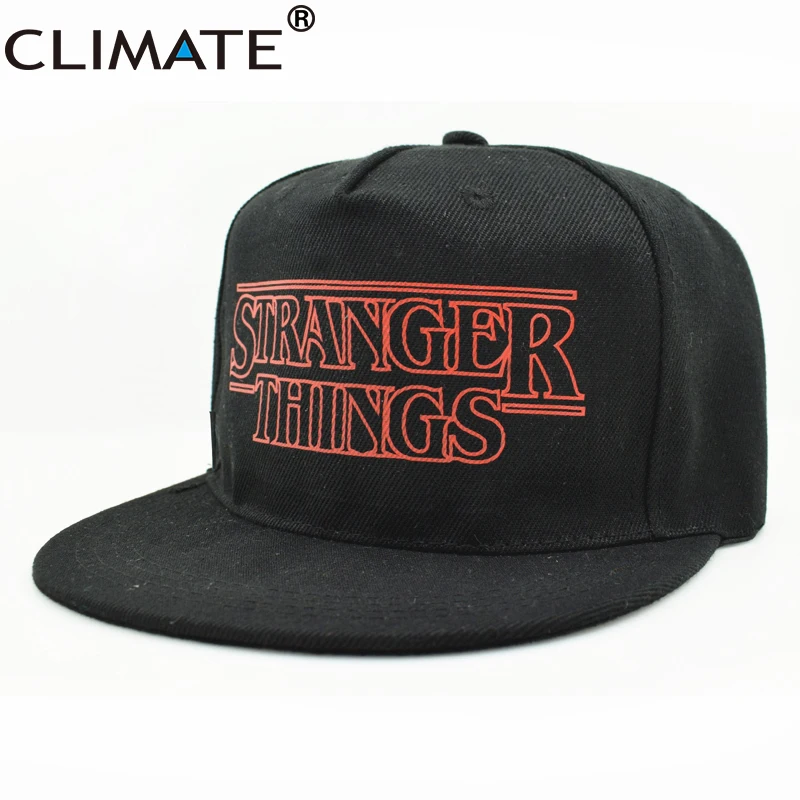 Prix pour CLIMAT 2017 New Cool Noir Snapback Cap Jeunesse des Choses Plus Étranges Drame Snapback Caps Chapeaux Réglable Hommes Femmes BoySummer Chapeau Frais Prix pour CLIMAT 2017 New Cool Noir Snapback Cap Jeunesse des Choses Plus Étranges Drame Snapback Caps Chapeaux Réglable Hommes Femmes BoySummer Chapeau Frais