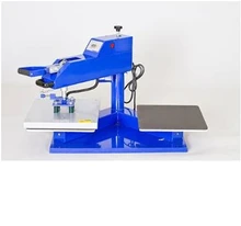 double stations manual t shits heat press machine