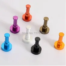 Креативные 10 цветные алюминиевые настенные крючки крючок для одежды, крючок с насадкой 10 цветов куриные настенные крючки для ванной