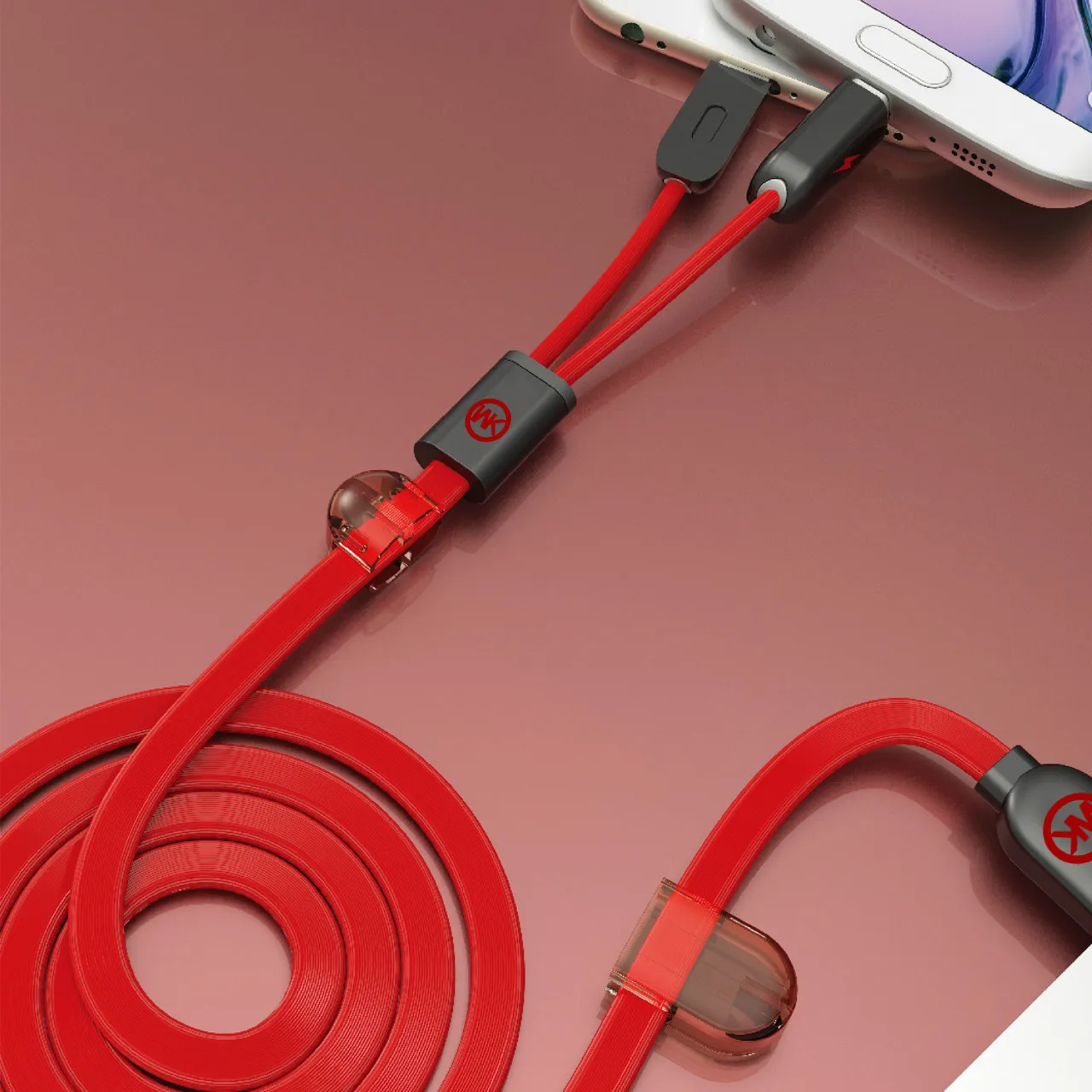 

data cable android phone universal one - in - two charging cable