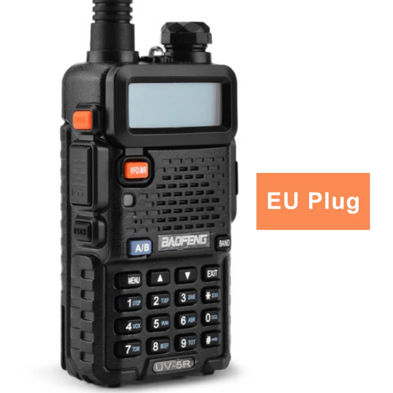 BaoFeng иди и болтай Walkie Talkie “иди и UV-5R двухстороннее любительский радиопередатчик BaoFeng UV5R 128CH 5 W VHF UHF 136-174 МГц & 400-520 МГц